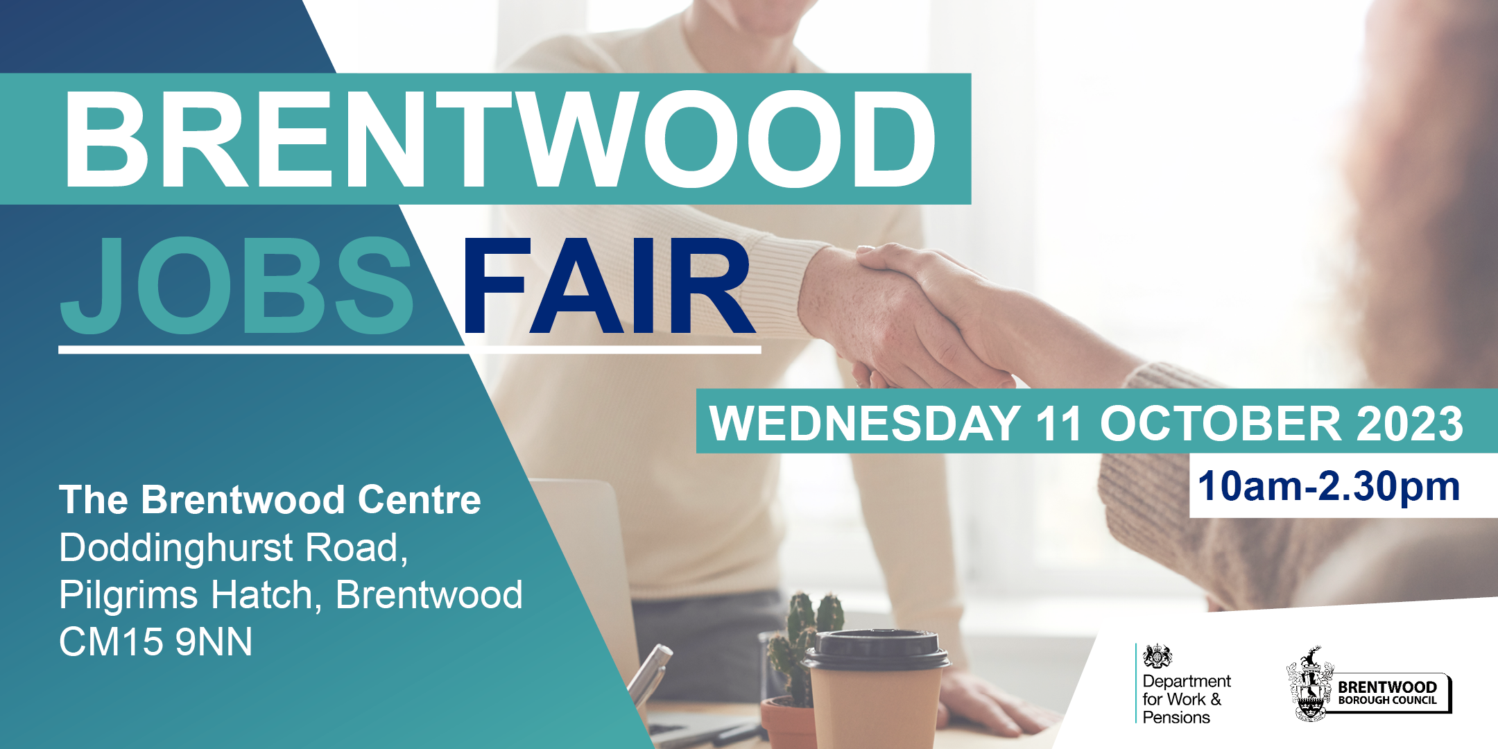 Brentwood Jobs Fair returns on October 11 at The Brentwood Centre Brentwood Council